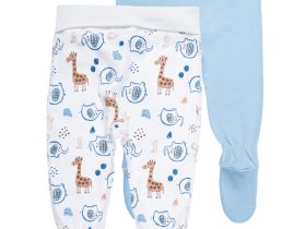 Ползунки детские трикотажные для мальчиков, 2 шт в комплекте