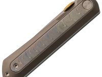 Складной нож Kizer Quoll, сталь S45VN, рукоять Titanium&Rainbow Damascus