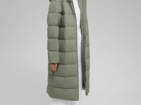 Длинный пуховик с натуральным пухом