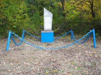 Могила Уншикова Никифора Родионовича, председателя волостного исполкома, погибшего от рук белогвардейцев 12 июня 1918 г