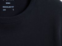 Лонгслив из хлопка, Черный