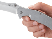 Складной нож CRKT RASP, сталь Aus-8, рукоять нержавеющая сталь 420J2