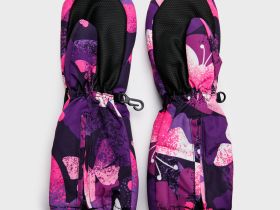 Варежки детские текстильные для девочек