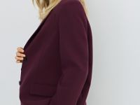 Однобортный жакет, Фиолетовый