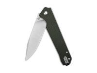 Складной нож QSP Mamba V2, сталь D2, рукоять микарта, зеленый