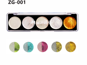 Набор акварели Mairtini "Metallic Pearlescent" 5 перламутровых цветов (Mother-of-pearl Color), палет
