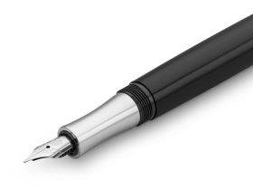 Ручка перьевая Kaweco STUDENT, чернила синие, корпус черный