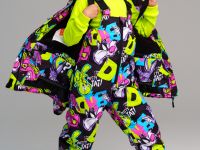 Комплект текстильный с полиуретановым покрытием для девочек: куртка, полукомбинезон