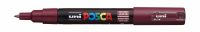 Маркер UNI "POSCA" PC-1M, 0,7 мм, наконечник пулевидный, цвет красное вино