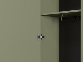 Распашной шкаф Сайрис 1-50x202 Оливковый