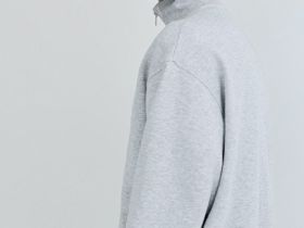 Бомбер с воротником-стойкой, Серый