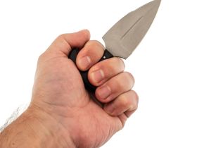 Нож тычковый Пиранья, сталь 65Х13, рукоять венге