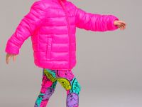 Куртка текстильная с полиуретановым покрытием для девочек