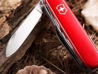 Нож перочинный Victorinox Mountaineer, сталь X55CrMo14, рукоять Cellidor®, красный