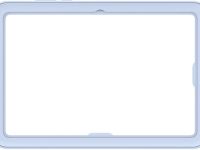 Чехол Samsung Frame Cover Tab S11 голубой