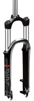 Амортизационная вилка RST Dirt RA 26" (черный матовый 100 мм эксцентрик 9 мм шток 1 1/8" (28.6 мм), сталь для дисковых тормозов)