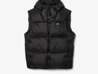Мужской влагоотталкивающий жилет Lacoste с капюшоном