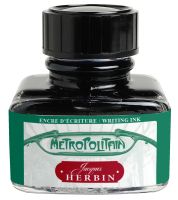 Чернила Herbin в банке 30 мл, Цвета Парижа Metro Parisien Зеленый