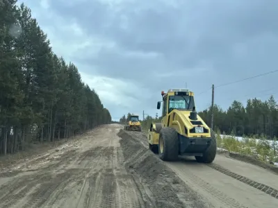 В Ленском районе Якутии завершается первый этап обновления трассы «Умнас»