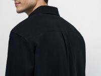 Рубашка-куртка из твила, Черный