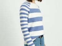 Джемпер прямого силуэта с шерстью