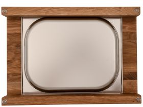 Доска разделочная с гастроемкостью Woodinhome CB004ON, дуб