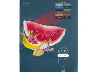 Бумага для пастели Малевичъ А4 в папке 12 л 270 г, ассорти цветов