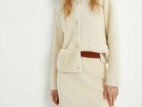 Кардиган с округлой горловиной