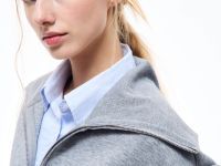 Серая спортивная куртка из скубы Глория Джинс