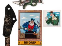 Нож киридаши Koi Остров сокровищ LE, BSW, Black