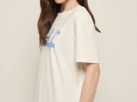 Футболка свободного силуэта с принтом