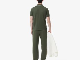 Мужские спортивные брюки Lacoste из смеси органического хлопка