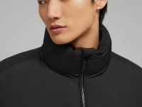 Утепленная куртка с воротником-стойкой