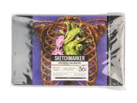 Набор карандашей цветные Sketchmarker "Универсальный", 36 цветов, жестяной пенал