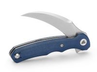 Складной нож Trivisa Lacerta-04L, сталь 14C28N, рукоять микарта, синий