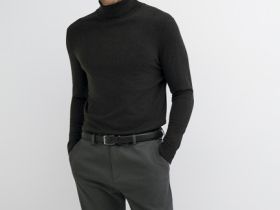 Брюки-чиносы из твила, Коричневый