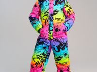 Комбинезон текстильный с полиуретановым покрытием для девочек