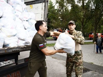 Волонтёры Народного фронта Якутии посетили ДНР с гуманитарной миссией