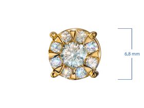 Подвеска из желтого золота э0312пд05153500