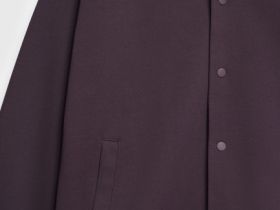 Куртка с воротником поло, Фиолетовый