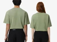 Футболка Lacoste унисекс свободного кроя из органического хлопка