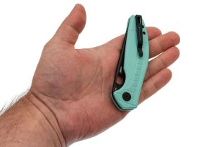 Складной нож Bestech Knives Angry Owl Aqua, сталь D2, рукоять G10