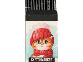 Набор маркеров Sketchmarker "Brush Pro Rich Set" 6 цветов в картонной упаковке