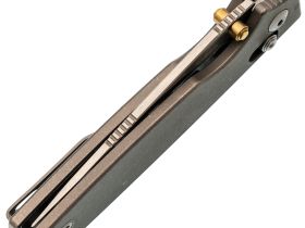 Складной нож Kizer Original 2, сталь S45VN, рукоять титан, серый