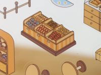 Наклейки+пинцет для творчества румбокс "Кафе", коричневые , 16х20 см