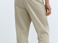 Джоггеры из тонкого твила, Бежевый
