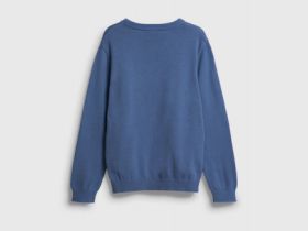 Вязаный джемпер для мальчиков, Синий