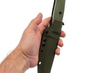 Туристический нож Град Горький Универсал, сталь AUS-10Co, рукоять оливковая микарта