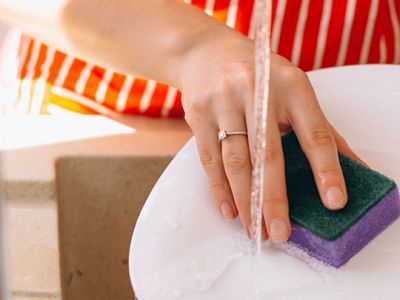 Роскачество исследует, какие микробы живут на губке для мытья посуды