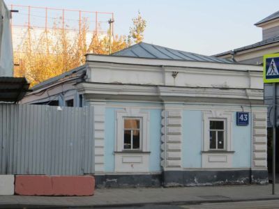 Служебный флигель, 1895 г.